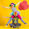 XINRANFF Clown Costume Set, 12 Pieces Clown Costume Accessory, Clown