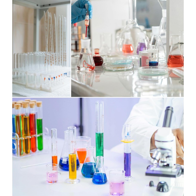 100pcs/pack, 1ml 31g 8mm Dispensing Measuring Tool, Multiple Uses Laboratory