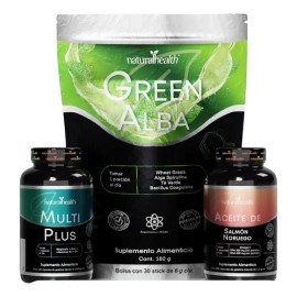 Kit Vibrant Multiplus Green Alba Aceite De Salmón Natural He                                                                                          