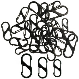 24pcs Zipper Clip Theft Deterrent, Zipper Pull Locks for Backpacks, Anti Theft Zipper Clips for Luggage,(Large、Medium 、Small Size)
