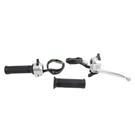 Aramox Motorcycle Quick , Throttle Grip Assembly Brake Lever Handlebar Grip Switch with Wiring Harness for Z50 Z50J G50F
