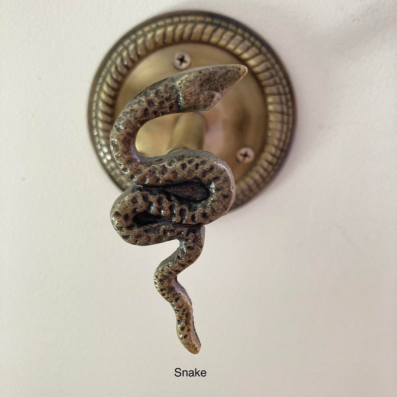 Animal Hook, Curtain Hold Back, Tie Back, Jewellery Hook, Antique