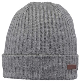 Barts Hat Wilbert Turnup Men, Heather Grey, One Size