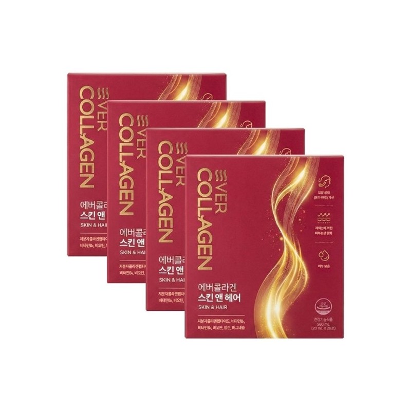 Nutri 에버콜라겐 스킨 앤 헤어 20mlX28포X4박스_24522064 Evercollagen Skin and Hair