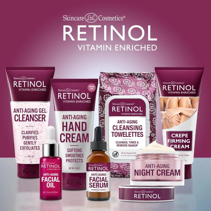 Retinol Individually Wrapped Makeup Remover Wipes