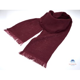 Imabari Scarf Towel (Imabari Towel Certified) for Mountain Girls, Safe and Comfortable on Bare Skin, red