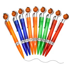Lopenle 32 PCS Novelty Basketball Pens Cool Sports Ballpoint Pens Team Presents Pens For Stationery School Office Desk Decor Accessories