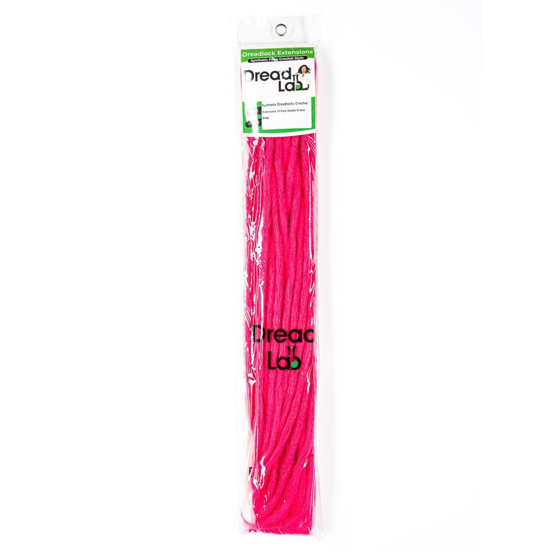DreadLab - Double Ended Synthetic Dreadlocks (Pack of 10) Crochet