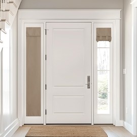 NICETOWN Front Door Window Covering, Blackout Small Curtains for Privacy, Sidelight Door Window Curtains Thermal Insulated Covering for Patio Glass, 12 inch x 72 inches, Cappuccono, 1 Panel