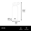 BUILT 40oz Cascade Double Wall Vacuum Insulated Stainless Steel Water