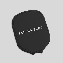 Eleven Zero Pickleball Paddle Cover, Neoprene Protective Sleeve with Padded Foam, Black, 11.8 x 8.66 Inch