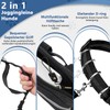 Jogging Lead Dogs, Reflective Belly Strap, Dog Lead for 2