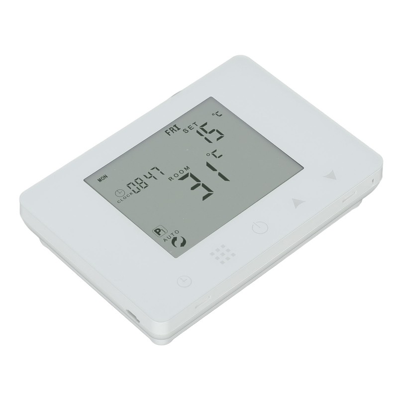 Wireless RF Temperature Controller Programmable LCD Backlit Display Smart Electric