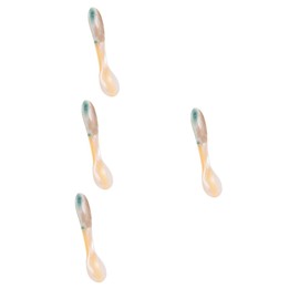 FOMIYES 4 Pcs Face Mask Spoon Artistic Makeup Tool Mask Spatula Fine Polishing Use