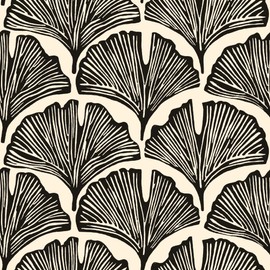 Tempaper x Novogratz Zebra Black Feather Palm Removable Peel and Stick Wallpaper, 20.5 in X 16.5 ft, Made in The USA