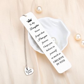 Easter Basket Essentials, Easter Basket Stuffers for Teens Girls Kids Daughter, Gifts for College Girls Daughter, Daughter Bookmark, 2025 Class Gifts for College High School, Daughter Gifts from Mom