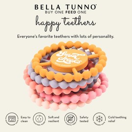 Baby Teether by Bella Tunno, Silicone Teethers for Babies 3-6 months, 6-12 months, Baby Toys, Pacifier, Teething Relief, Boys, Girls, Little Dude