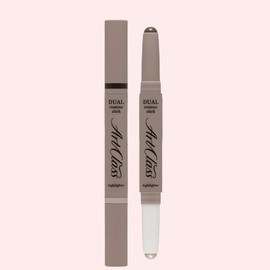 Too Cool For School Dual Contour Stick, No. 2 Cool Duo, 1 piece / 투쿨포스쿨 듀얼 컨투어 스틱, 2호쿨듀오, 1개
