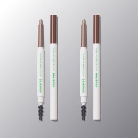 innisfree [더블구성] 이니스프리 납작 아이브로우 펜슬 0.3g 2개 (1호 석양에 핀 로즈 브라운)