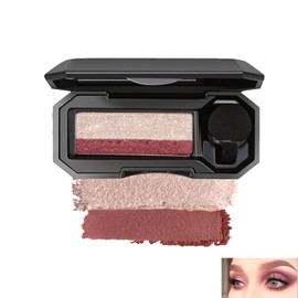 Reepic Cosmer New Dual Color Eyeshadow,Two Color Eye Shadow Plate Waterproof Eyeshadow,Perfect Two Tone Eyeshadow,Highly Pigmented Powder Eyeshadow Glitter (#5)