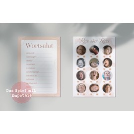 Pandawal Baby Shower Games In or Out? and Word Salad Funny Baby Shower Decoration Party Games for Boys and Girls Guessing Game (20 Playing Cards)