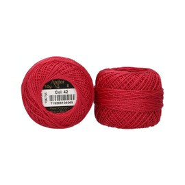 Anchor 4591008-00042 Embroidery Thread, 100% Cotton, Dark Pink, Thickness 8.82 m, 16 g