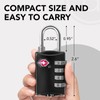 Desired Tools Luggage Locks TSA Approved (1 Pack), 4-Digit TSA