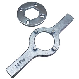 Topparall TB123A Washer Spanner Wrench Replacement for AP6832671 AP4503397 TB123A TB123B ERTB123A Fit for GE for Whirlpool Washing machine - 1-11/16 Inch tub nut wrench