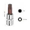 HARFINGTON 3pcs T40 Torx Bit Socket 1/4" Square Drive Star
