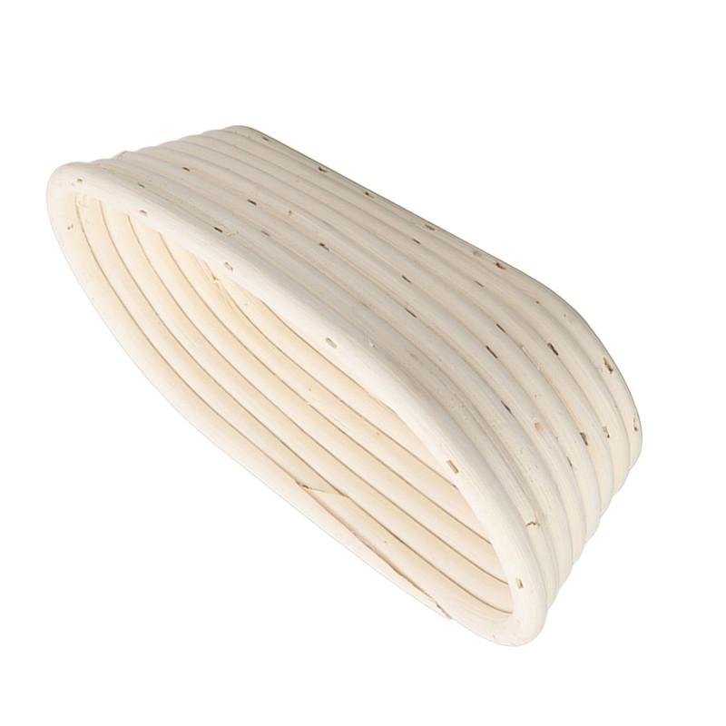 25cm Bread Proofing Basket Set Oval Natural Rattan Sourdough Proofing
