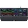 GTRACING Gaming Keyboard, Waterproof RGB Backlit Keyboard, Blue Switches, Ergonomic