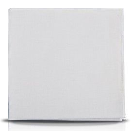 SHUKAN FASHIONS - NEW PLAIN WHITE BANDANA BIKER COW BOY COW GIRL NECK SCARF NECK WRIST WRAP