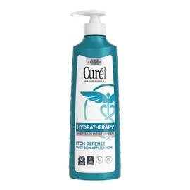 Curel Skincare Hydra Therapy Itch Defense Wet Skin Moisturizer, 12 Ounce