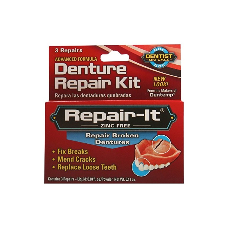 Majestic Drug D.O.C. Repair-It Advanced Formula Denture Repair Kit 3
