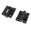 ZZHXSM 2PCS 42x36x12.5mm Black Plastic Damping Adjustable Hinge Torque Hinge