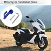 RATCHROLL 1 Set Universal Motorcycle Handlebar Hook Load-Bearing Capacity and