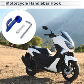 RATCHROLL 1 Set Universal Motorcycle Handlebar Hook Load-Bearing Capacity and Easy Installation Blue