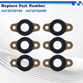 Fuel Injector Line Passthrough Seals Kit 6PCS for Detroit Diesel DD15 – Direct Replacement for A4720780180 & A4720780480
