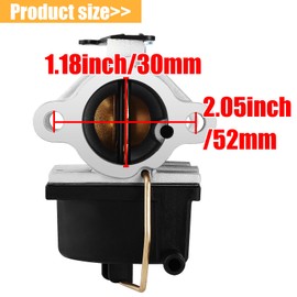 QAZAKY Carburetor Compatible with Tecumseh 640065 640065A 11HP 11.5HP 12HP 12.5HP Lawn Mower MTD Tractor Lawnmower Carb