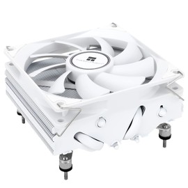 Thermalright AXP90-X47 White Low Profile ITX CPU Air Cooler, 47mm Height, TL-9015W Slim PWM Fan, AGHP Technology, for AMD AM4 AM5/Intel 1150/1151/1200,PC Cooler(White)