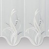 Sancia Modern Net Curtain with Plauener Lace Embroidery White /