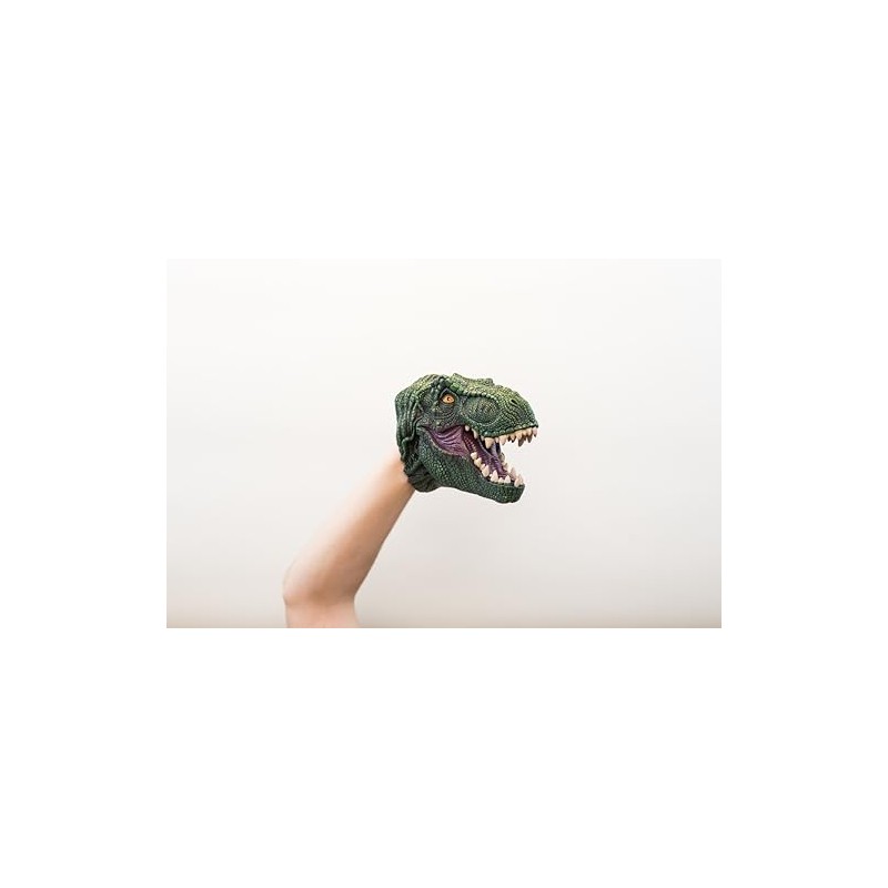 Wild Thingz Hand Puppet - Trex - Green