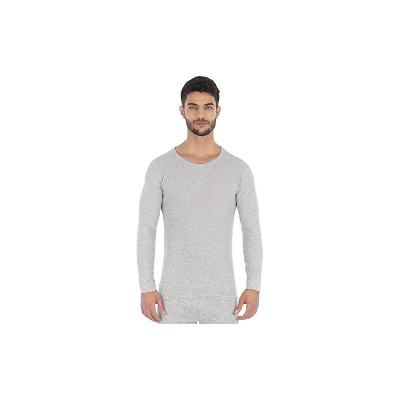 Optima Playera Térmica para Hombre (Gris, Mediano)