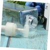 iplusmile Large Capacity Transparent Square Pump Bottle Empty Liquid Dispenser