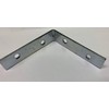 Merriway® BH01110 Bright Zinc Plated Corner Braces Brackets Plates, 75
