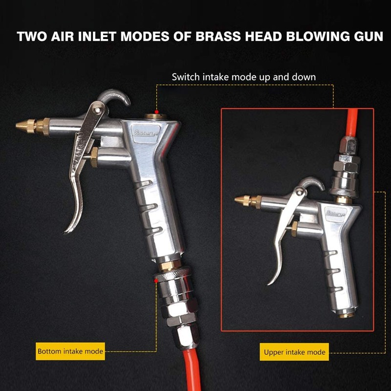 Nutmanel Air Blow Gun Air Compressor Accessories with 1/4" NPT