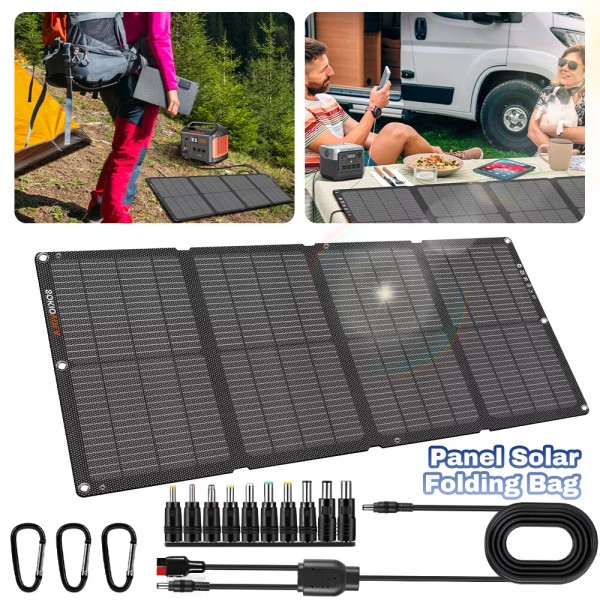 KEPEAK 100W Solar Panel Foldable Portable DC Charger for Phone