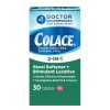 Colace 2-In-1 Stool Softener & Stimulant Laxative Tablets, Gentle Constipatio...
