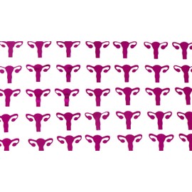 ROFLmart Metallic Pink Uterus Confetti Party Decoration (1)
