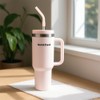 NebkDask 40 oz Water Bottle with Handle & Straw –